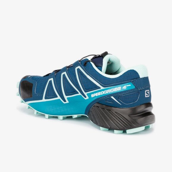 Salomon Women's Speedcross 4, Poseidon/Eggshell Blue/Black, 9.5 US - Picture 11 of 12